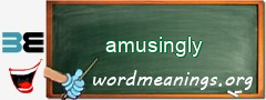 WordMeaning blackboard for amusingly
